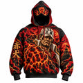 Halloween Anime-Print Hoodie