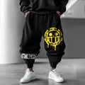 Unisex Anime Graphic Print Casual Oversized Regular Athletic Pants