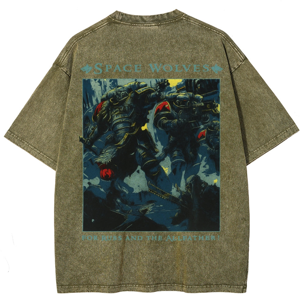 Unisex Fit Washed T-Shirt 丨WH40K