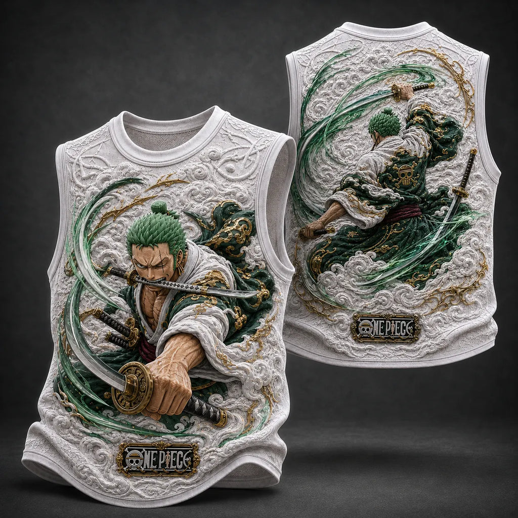 Pirate Crew Graphic Crew-Neck Tank Top