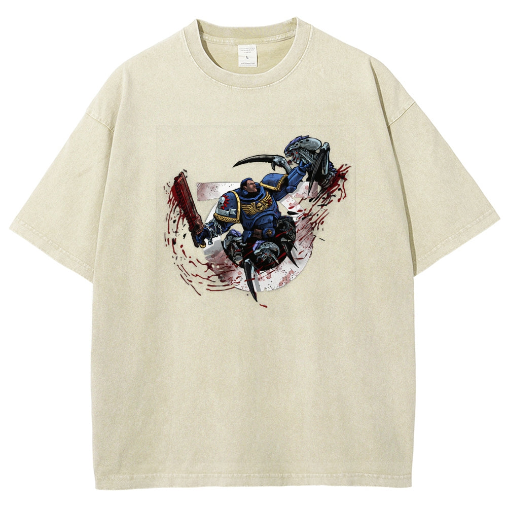 Unisex Fit Washed T-Shirt 丨WH40K
