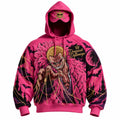 Halloween Anime-Print Hoodie