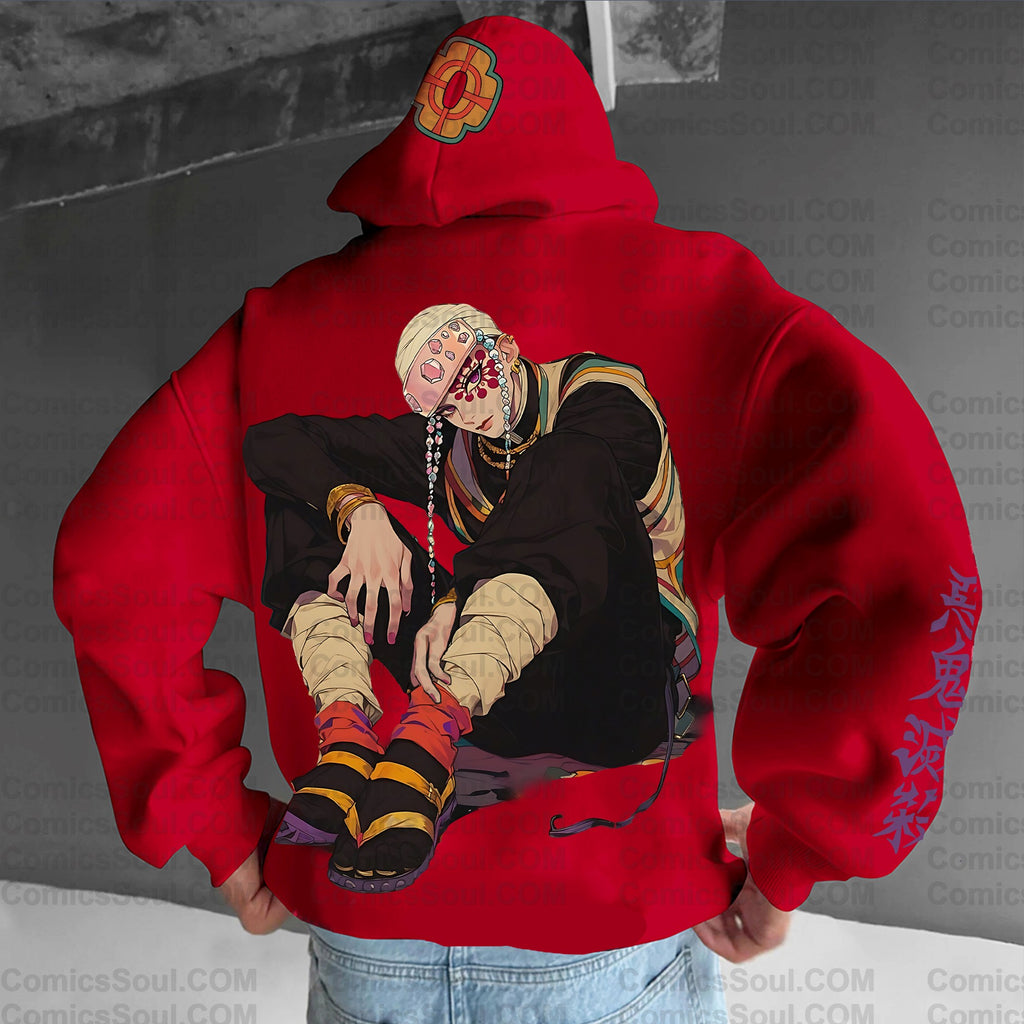 Unisex Anime Graphic Streetwear Vintage Hoodie| KNY