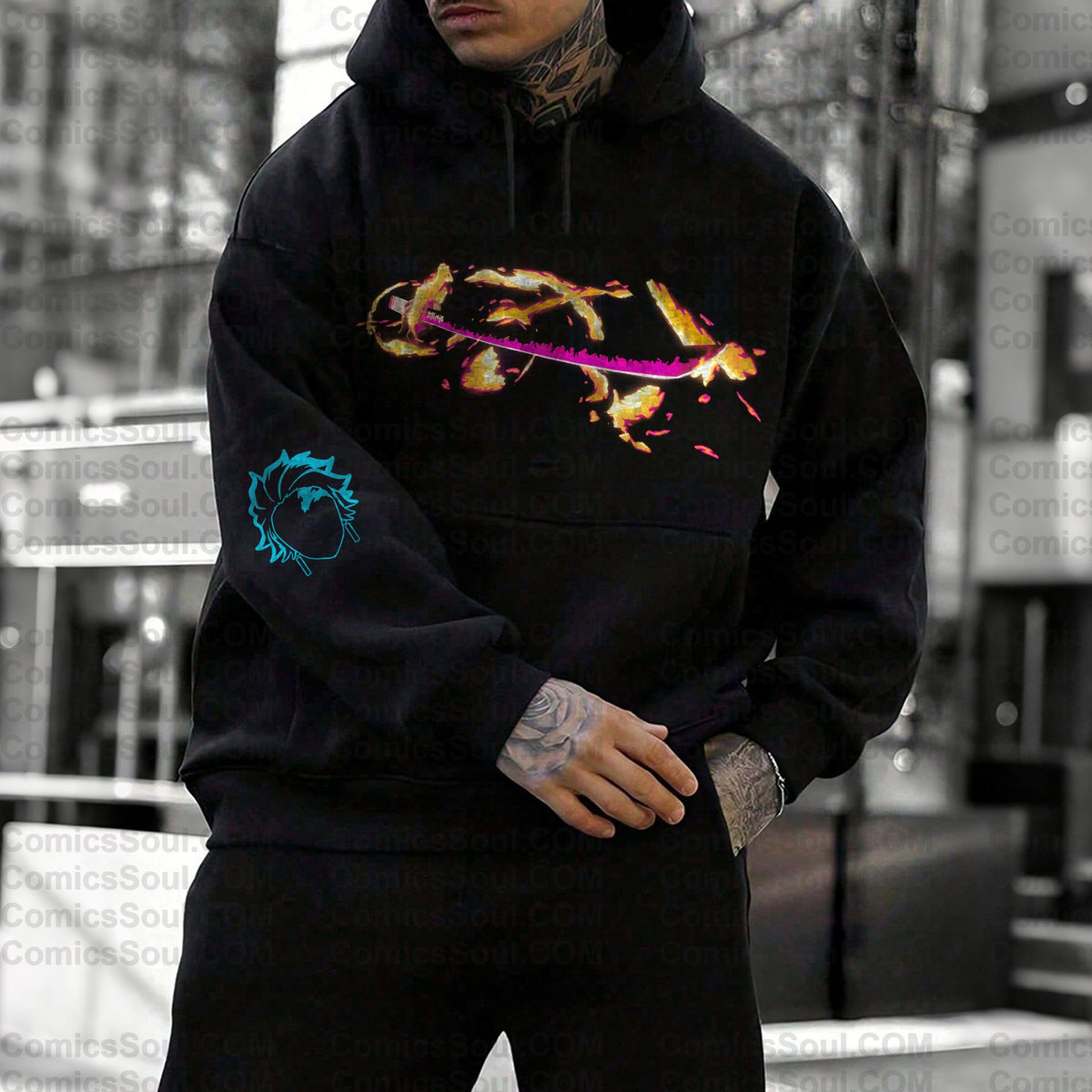 Unisex Game Graphic Streetwear Vintage Hoodie