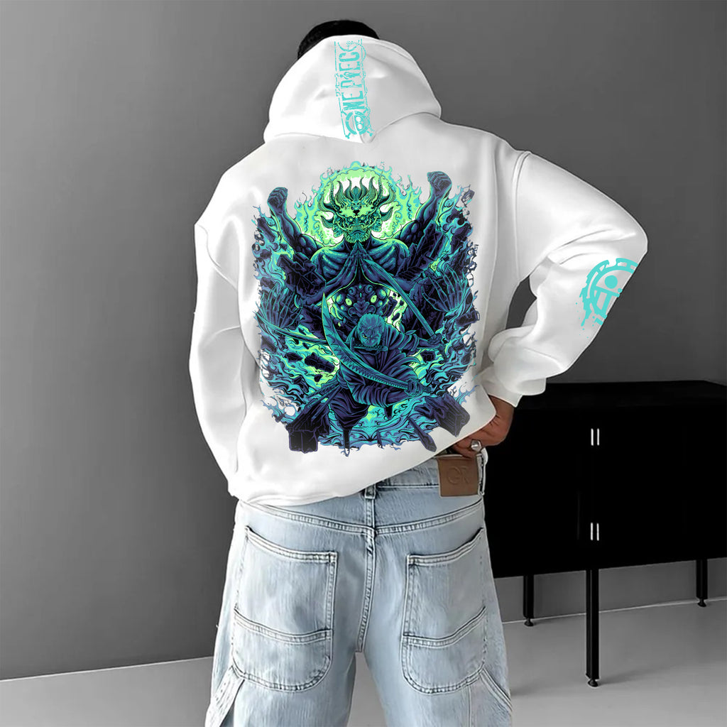 Unisex Oversized Anime Print Hoodie | Comicssoul