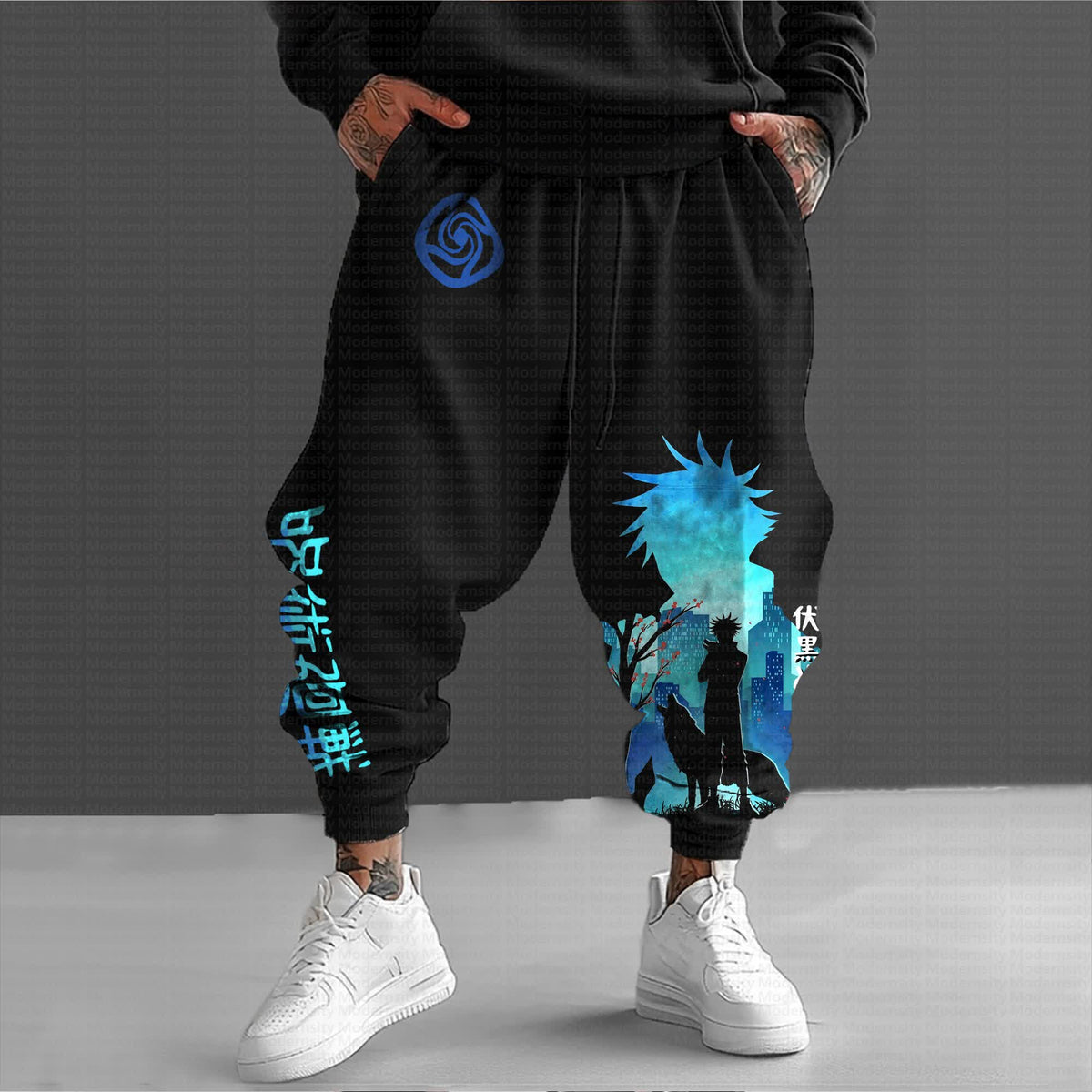 Unisex “JJK”Anime Printed Gift Oversized Regular Athletic Pants