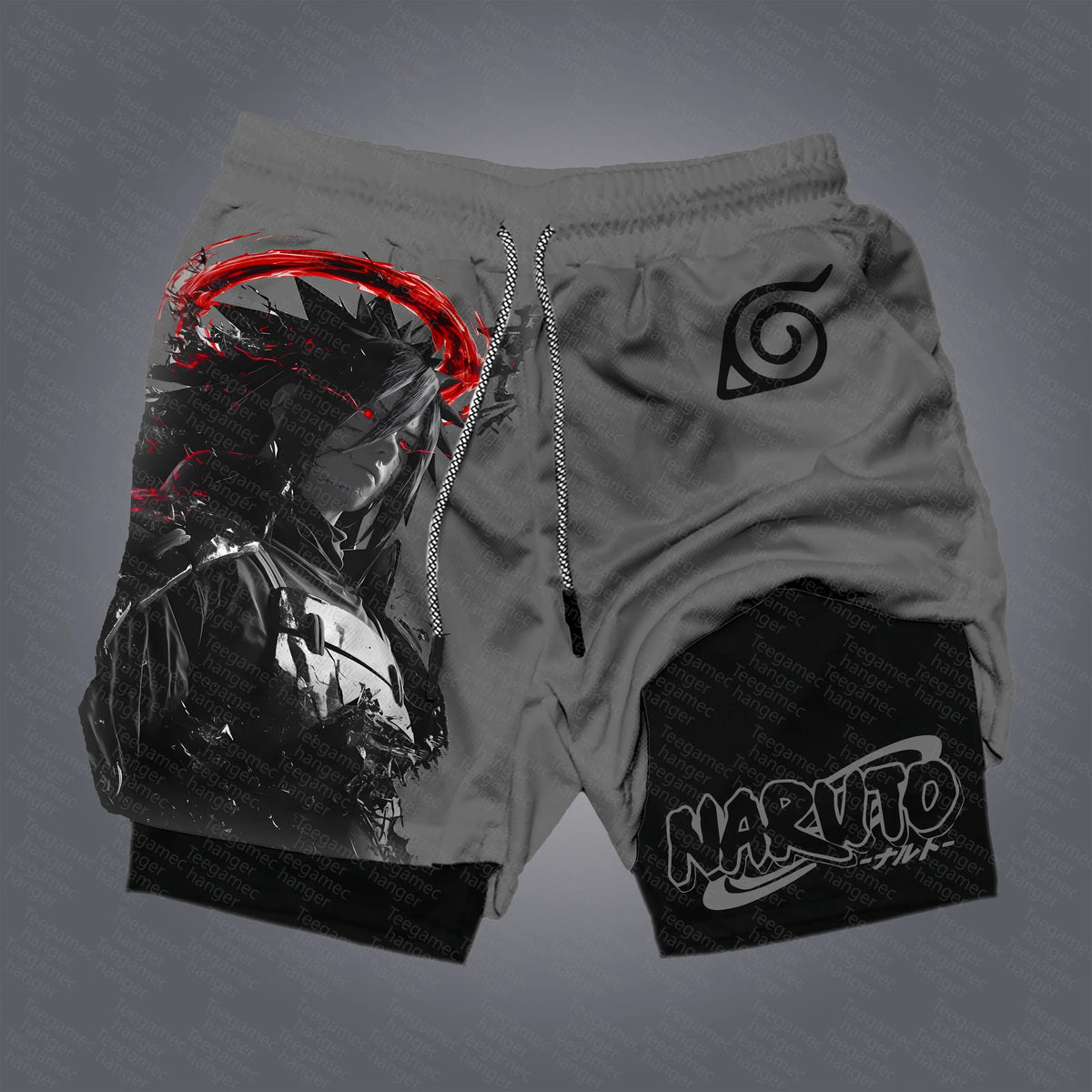 Unisex Naruto Anime Graphic Streetwear Shorts