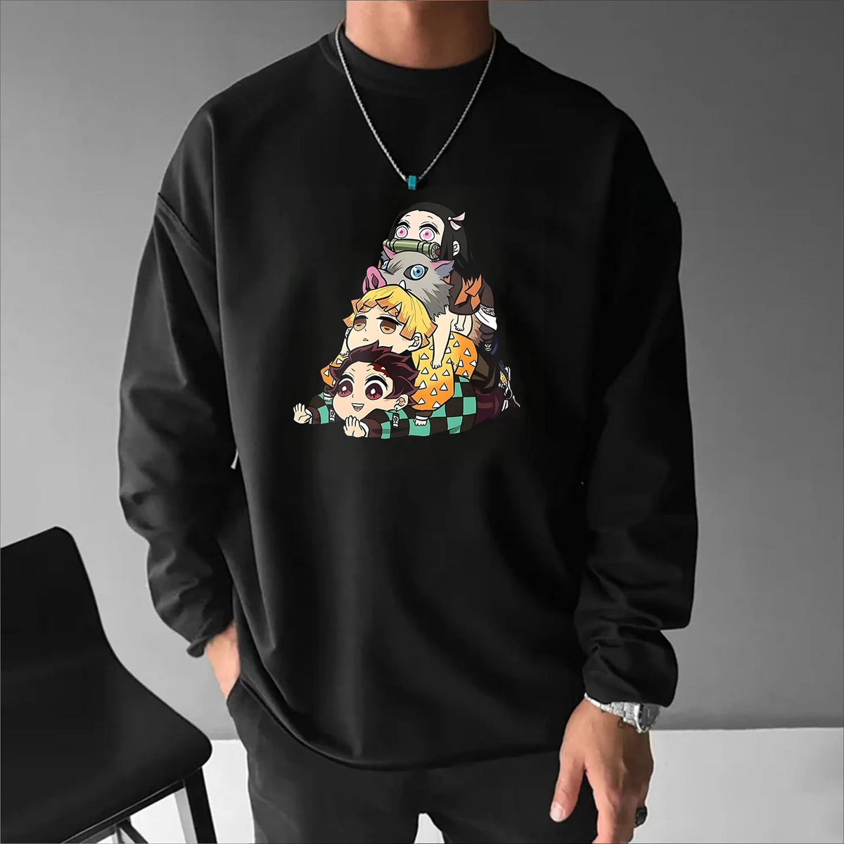 Unisex Anime Inspired Long Sleeve T-shirts| Demon slayer| KNY