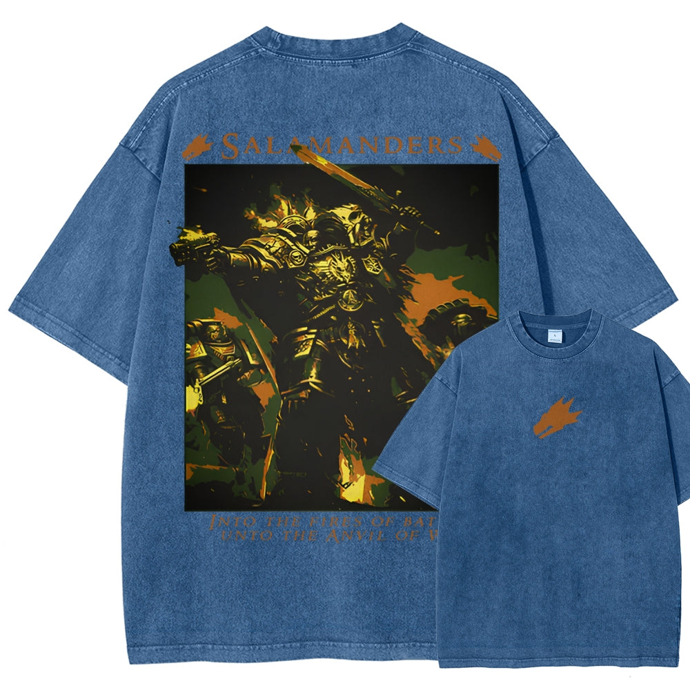 Unisex Fit Washed T-Shirt 丨WH40K