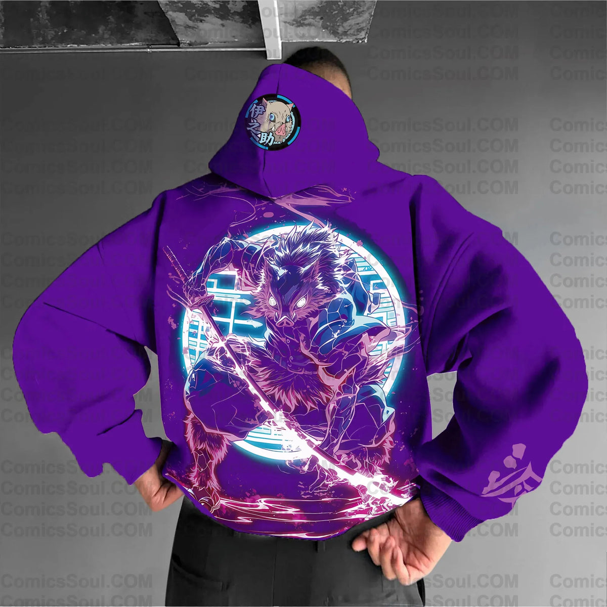 Unisex “Comicssoul” Anime Graphic Streetwear Vintage Hoodie