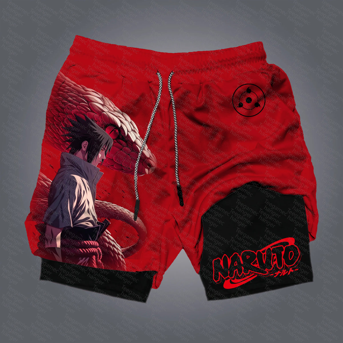 Unisex Naruto Anime Graphic Streetwear Shorts