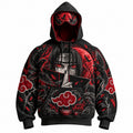 Halloween Anime-Print Hoodie