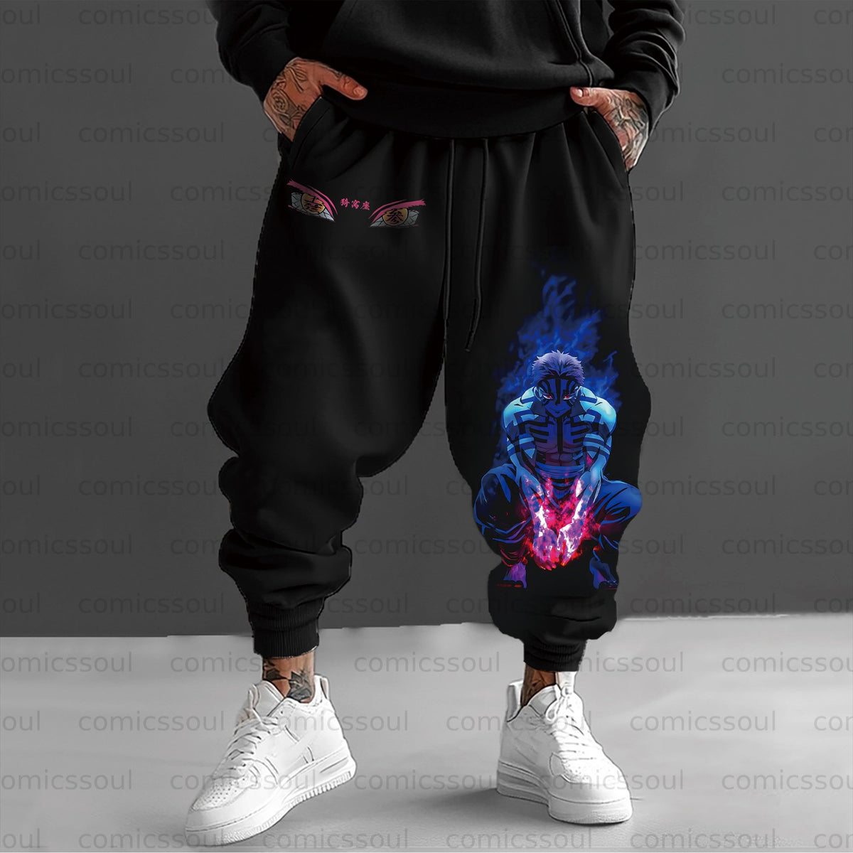 Unisex Anime Inspired Vintage Pants