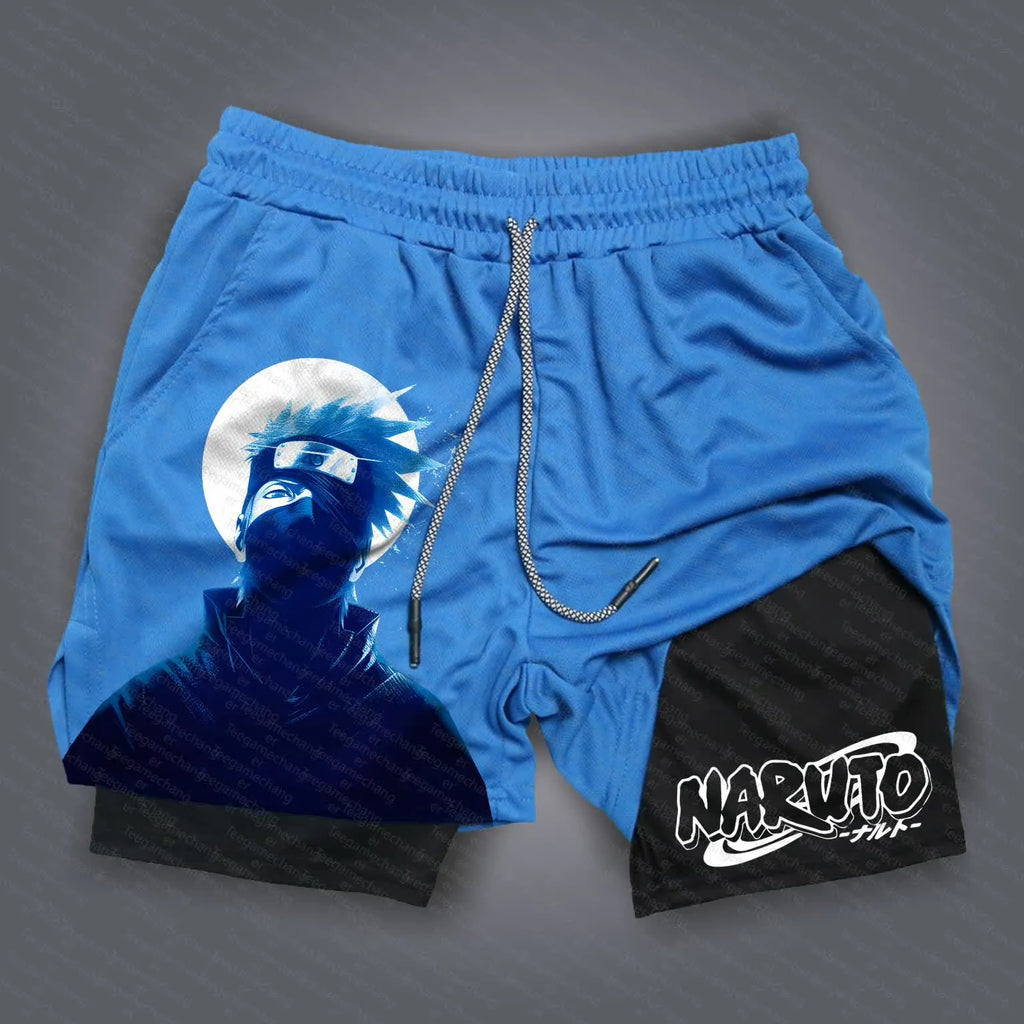 Unisex Naruto Anime Graphic Streetwear Shorts