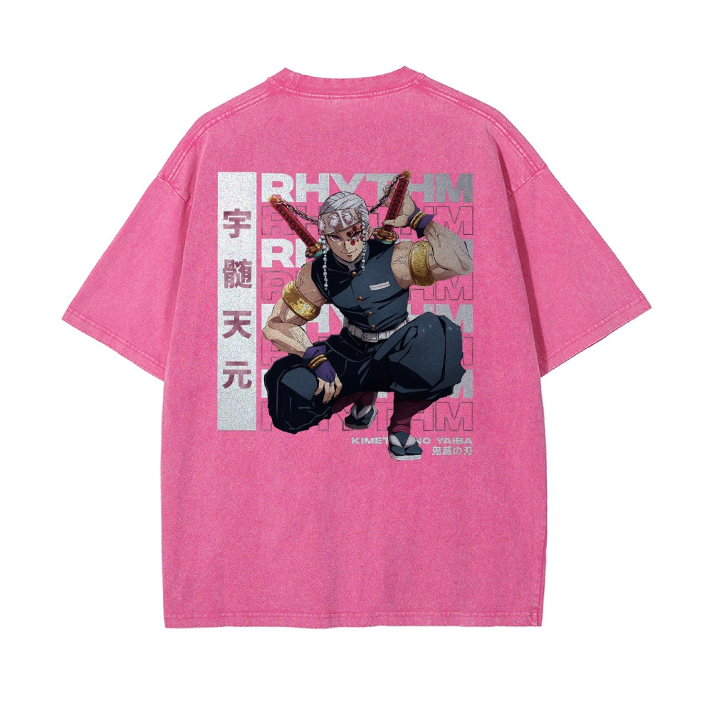 OG Tengen Uzui Vintage Oversized T-Shirt | KNY