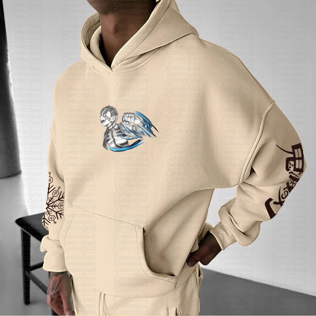 Unisex Anime Graphic Streetwear Vintage Hoodie丨Comicssoul