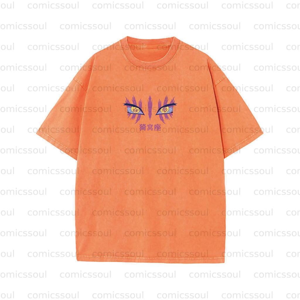 Vintage 3D Direct Inkjet Printed Washed Unisex T-Shirt
