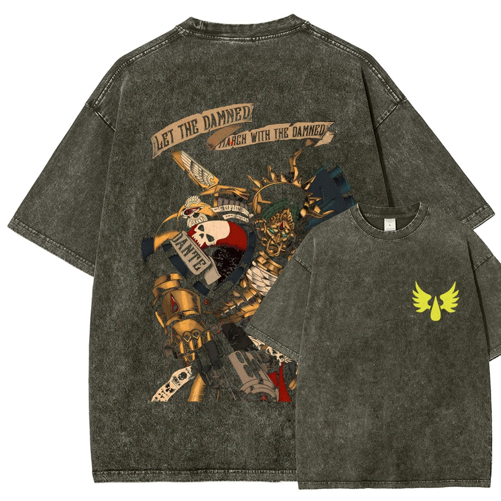 Unisex Fit Washed T-Shirt 丨WH40K