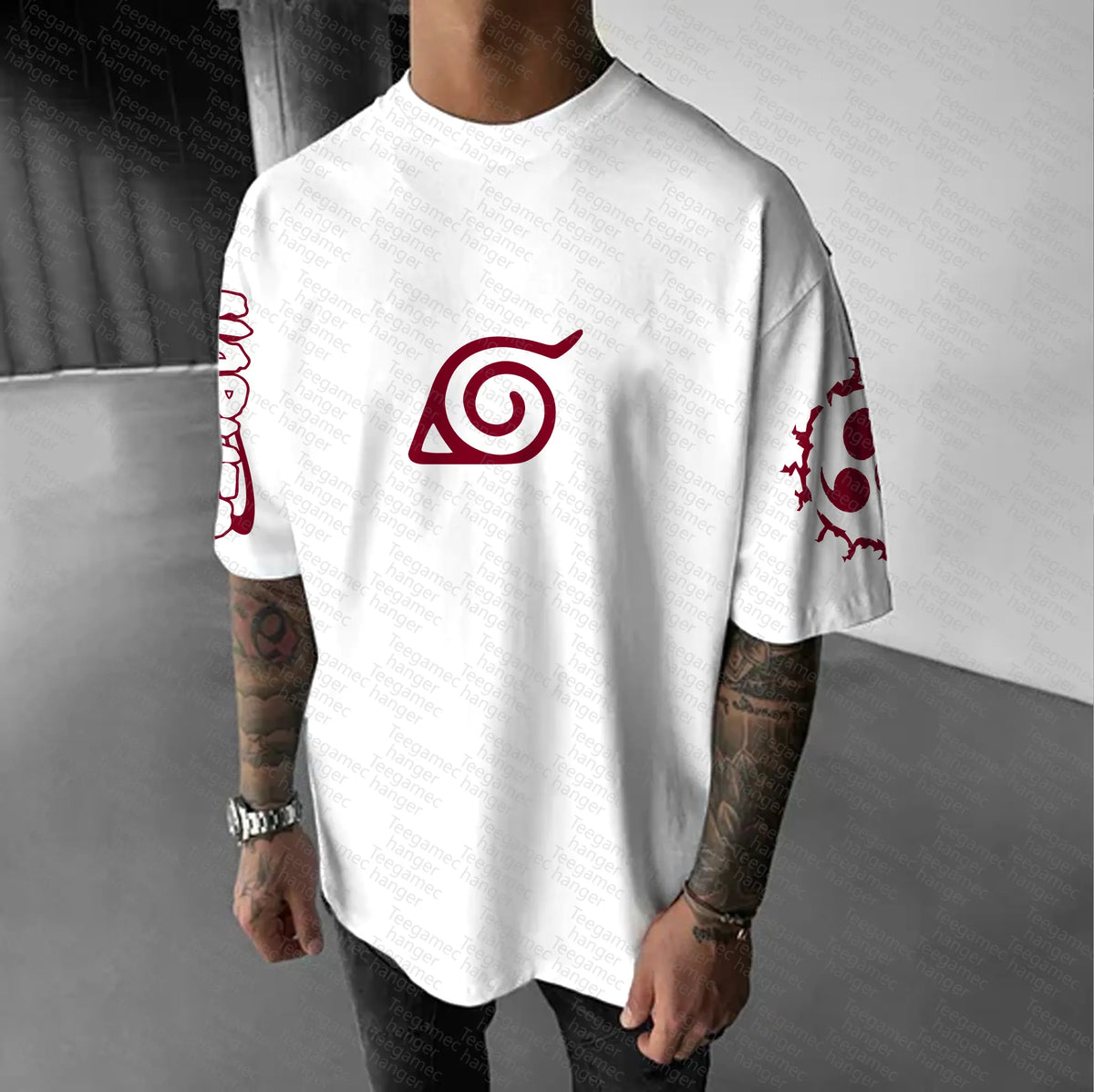 Unisex Naruto Anime Graphic Streetwear T-Shirts