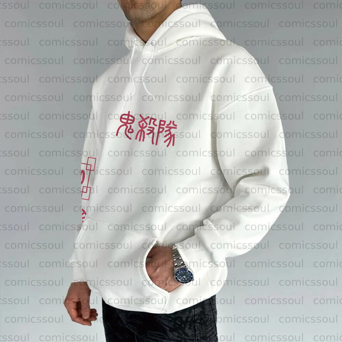 Unisex Anime Graphic Streetwear Vintage Plush Hoodie