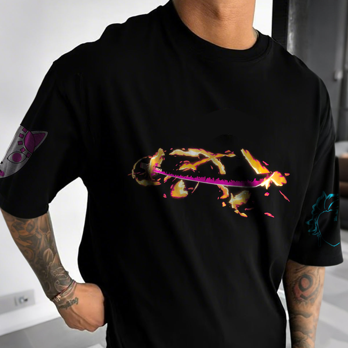 Unisex Anime Inspired Vintage T-Shirt| KNY
