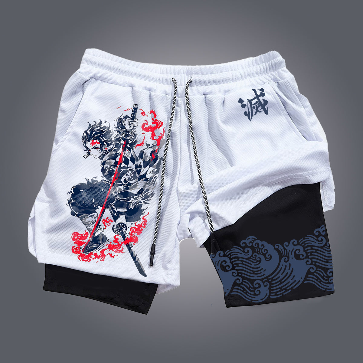 Unisex “ Demon slayer” Casual Streetwear Shorts| KNY