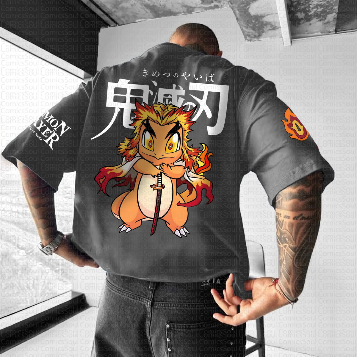 Unisex Anime Inspired Vintage T-Shirt丨Comicssoul X Comicssoul