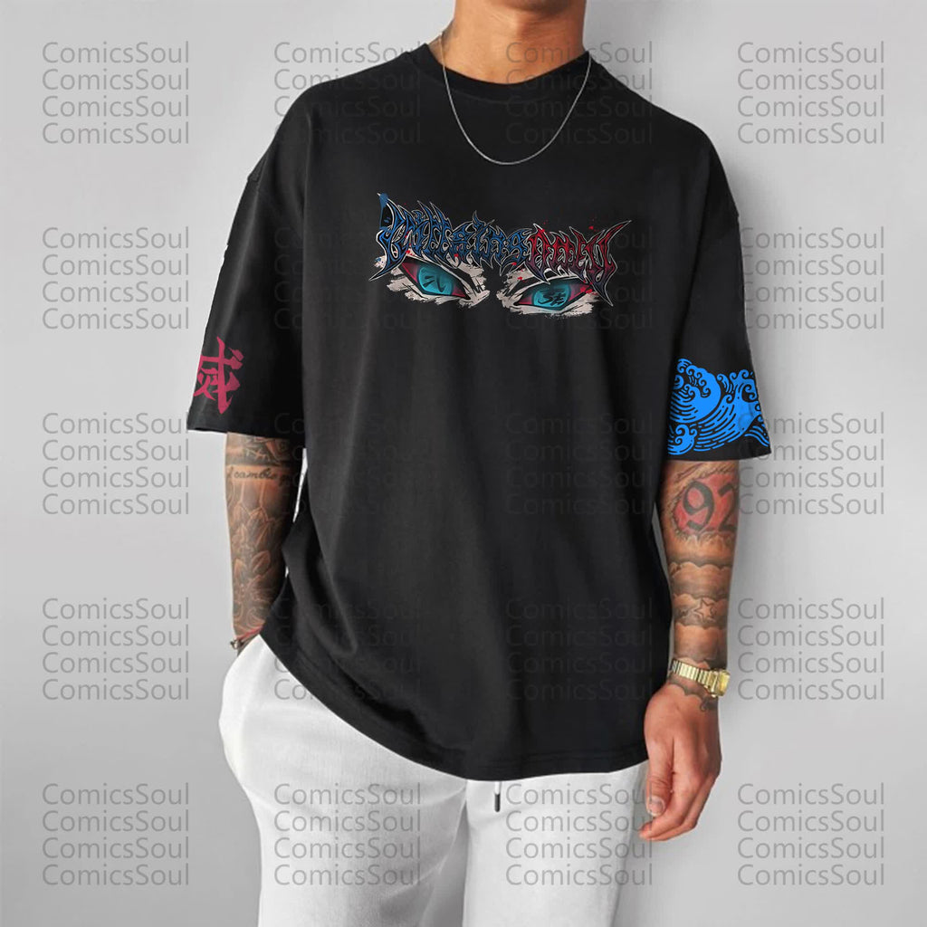 Unisex Anime Inspired Vintage T-Shirt丨Comicssoul