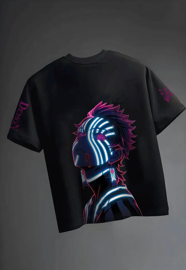 Unisex Anime Inspired Vintage T-Shirt丨KNY-Akaza