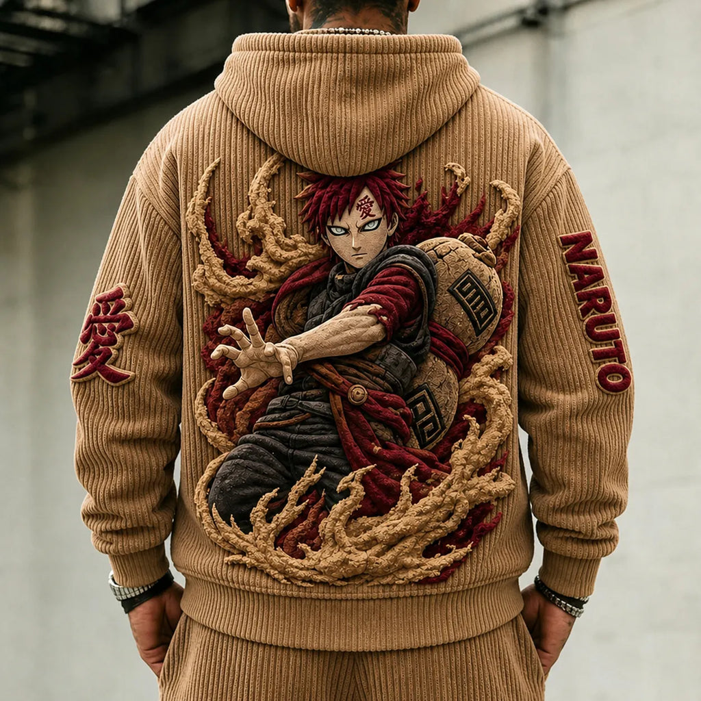 Unisex Anime-print Hoodie