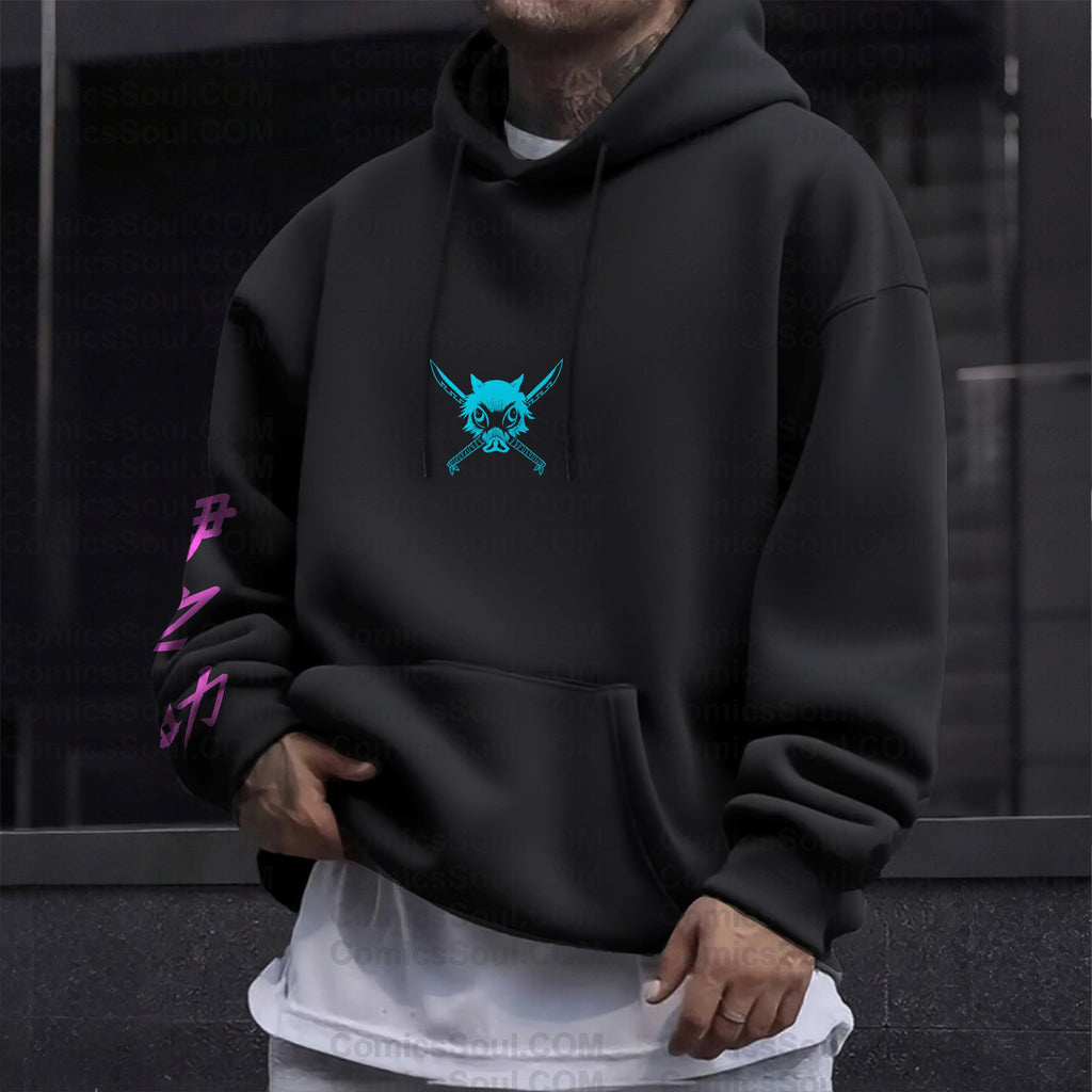 Unisex Anime Graphic Streetwear Vintage Hoodie| KNY