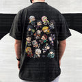 Vintage 3D Direct Inkjet Printed Washed Unisex T-Shirt