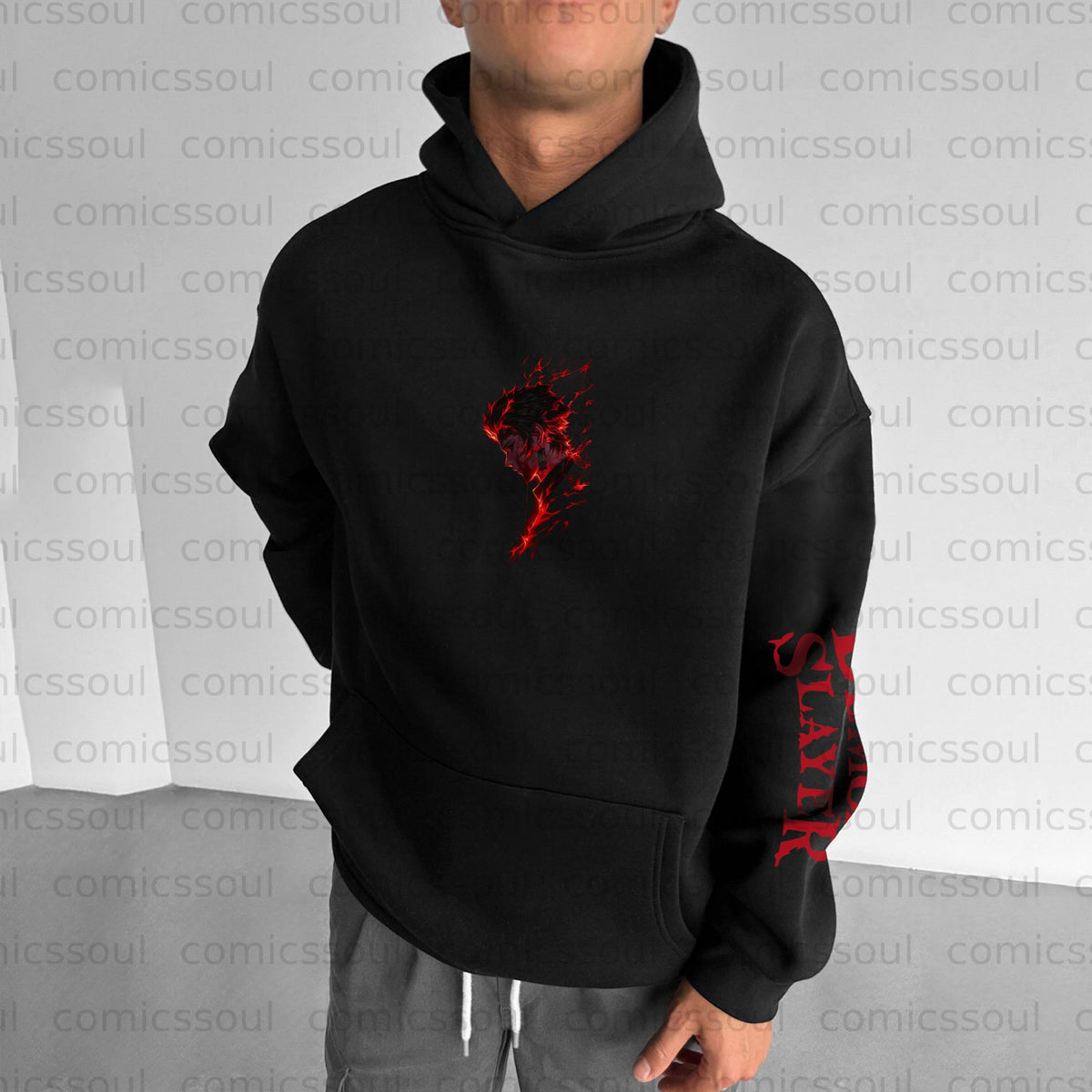 Unisex Anime Graphic Streetwear Vintage Hoodie
