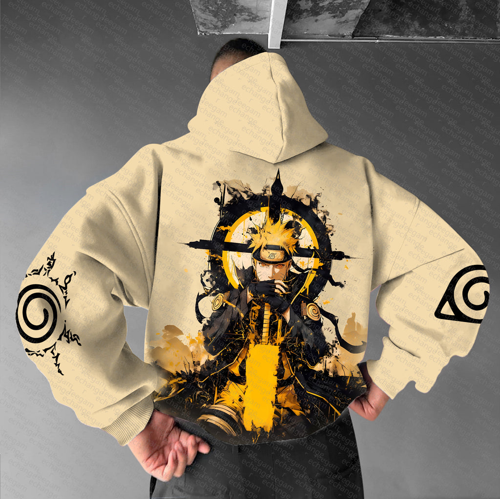 Unisex Naruto Anime Graphic Streetwear Hoodie