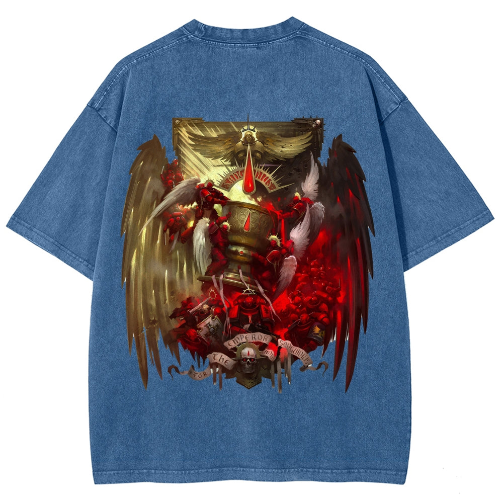 Unisex Fit Washed T-Shirt 丨WH40K