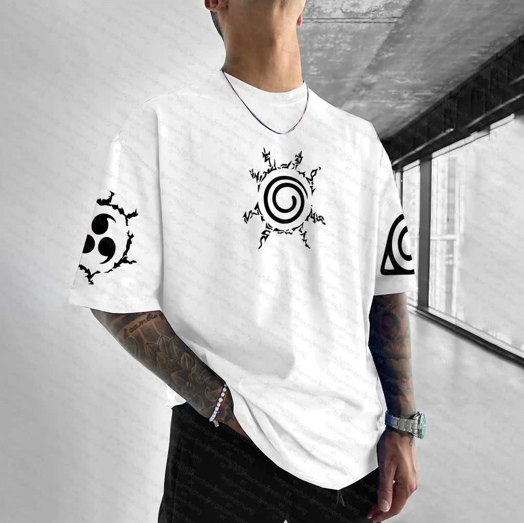 Unisex Naruto Anime Graphic Streetwear T-Shirts
