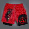 Unisex Naruto Anime Graphic Streetwear Shorts