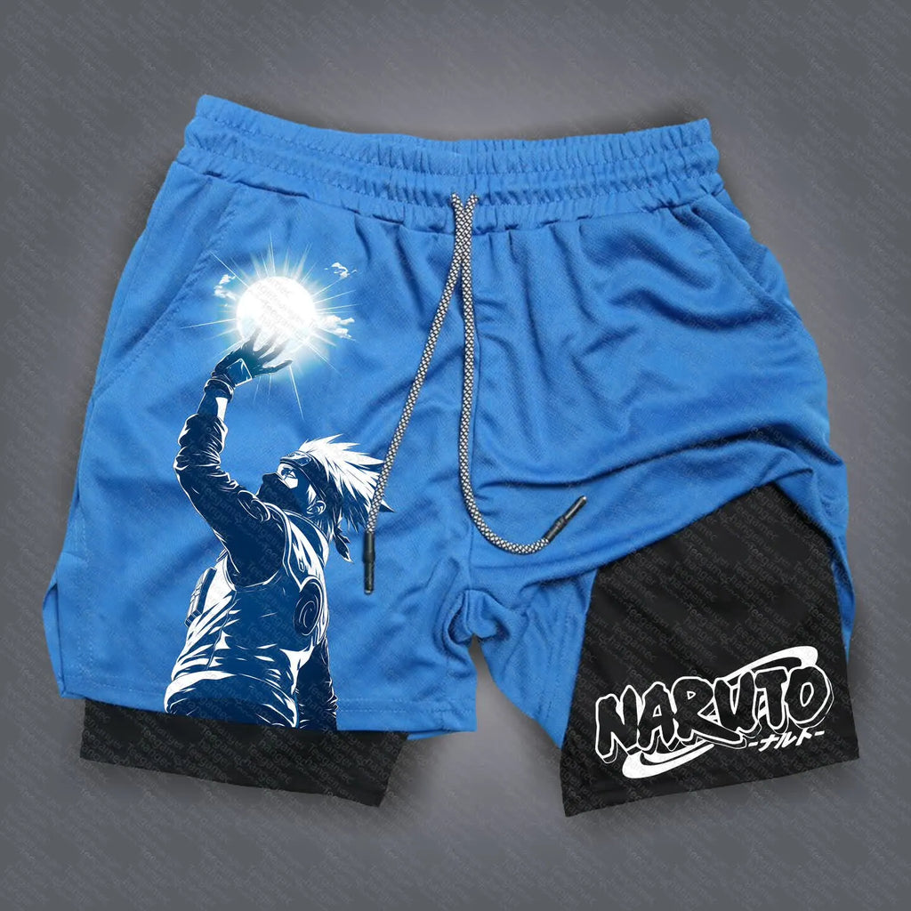 Unisex Naruto Anime Graphic Streetwear Shorts