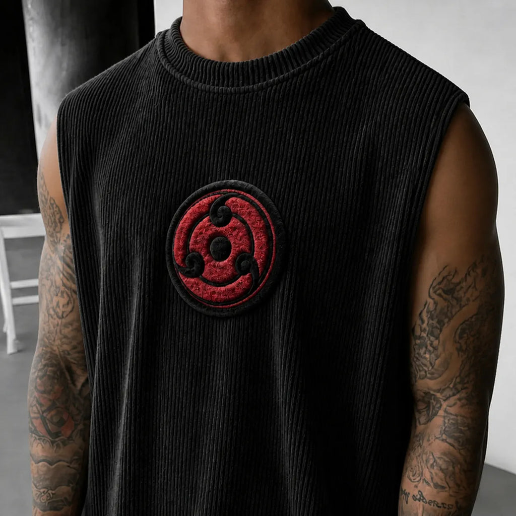 Unisex Anime-print Tank Top