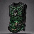 Pirate Crew Graphic Crew-Neck Tank Top
