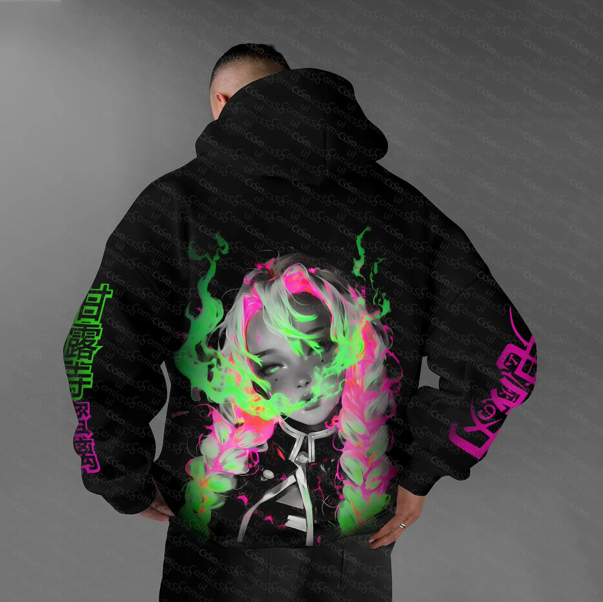 Unisex “Comicssoul” Anime Graphic Streetwear Vintage Hoodie