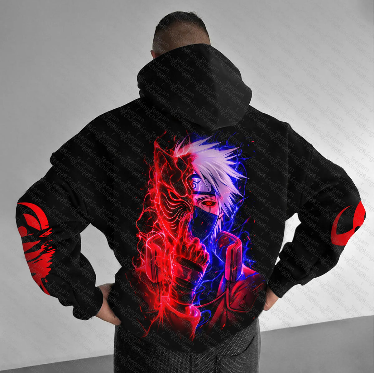 Unisex Naruto Anime Graphic Streetwear Hoodie