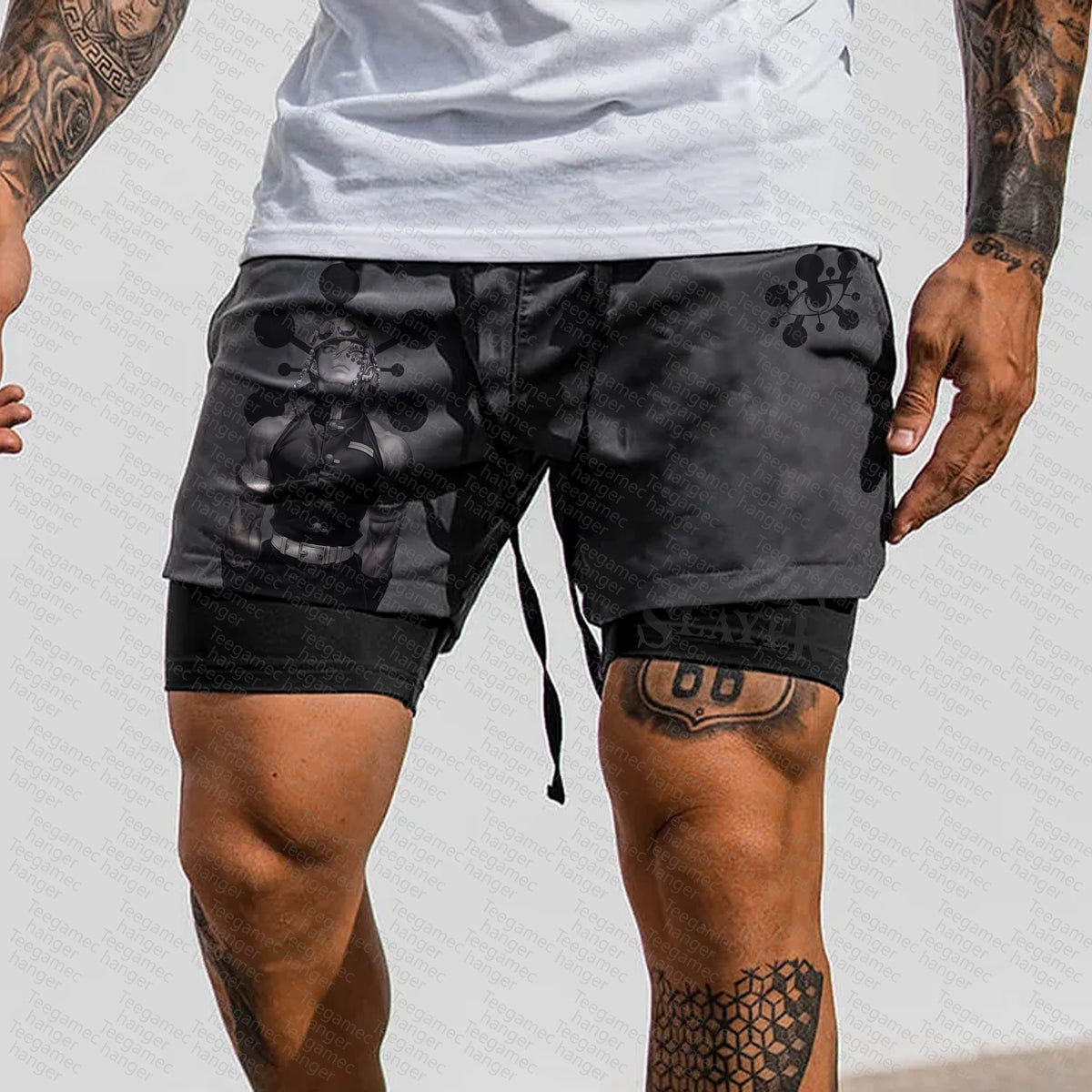 Unisex  “KNY” Casual Anime Streetwear Shorts
