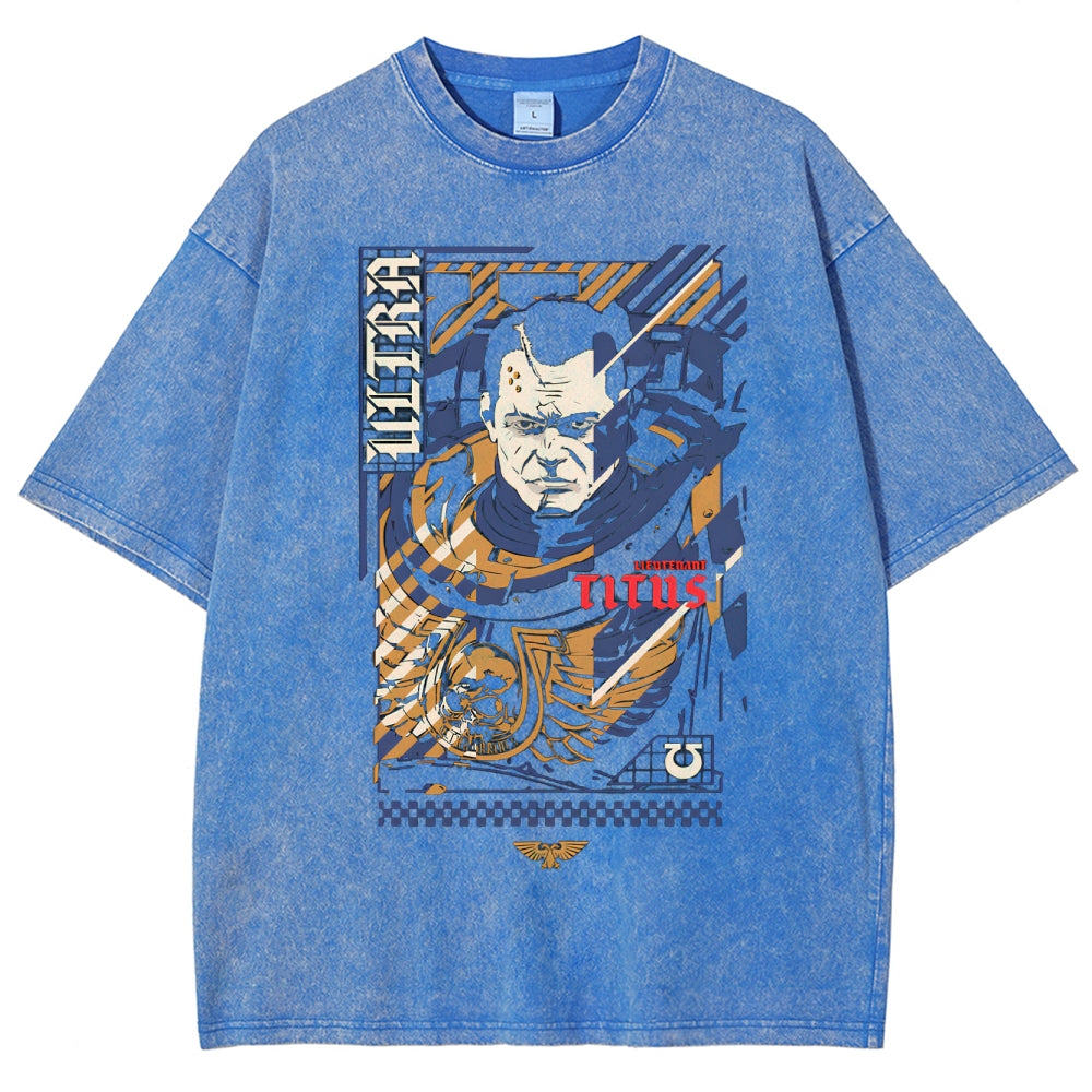 Unisex Fit Washed T-Shirt 丨WH40K