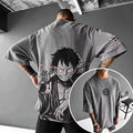 Anime Vintage Waffle Knit T-Shirt