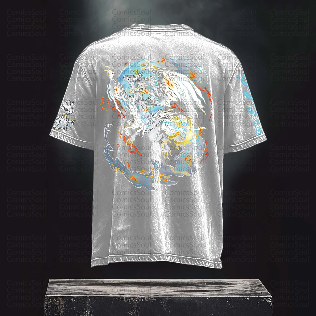 Unisex Anime Inspired Vintage T-Shirt丨Comicssoul