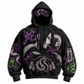 Halloween Anime-Print Hoodie