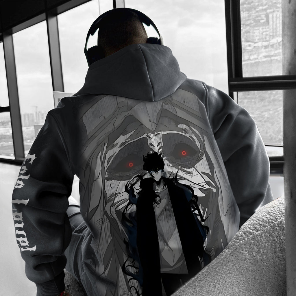Unisex Anime Graphic Streetwear Vintage Hoodie