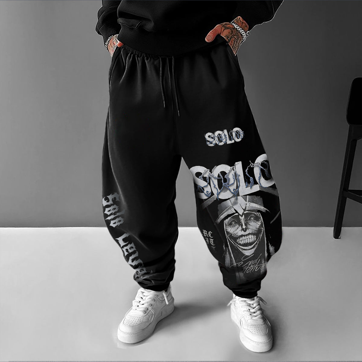 Unisex Casual Anime Streetwear Pants