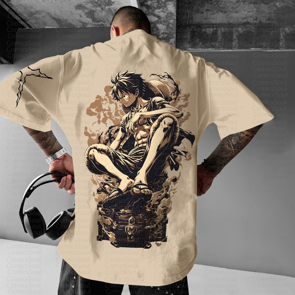 Unisex Anime Inspired Vintage T-Shirt | Comicssoul